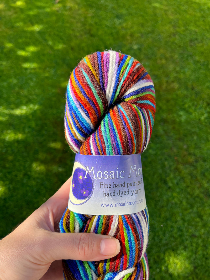 Mosaic Moon Pictish Worsted - Cars - Re-loved