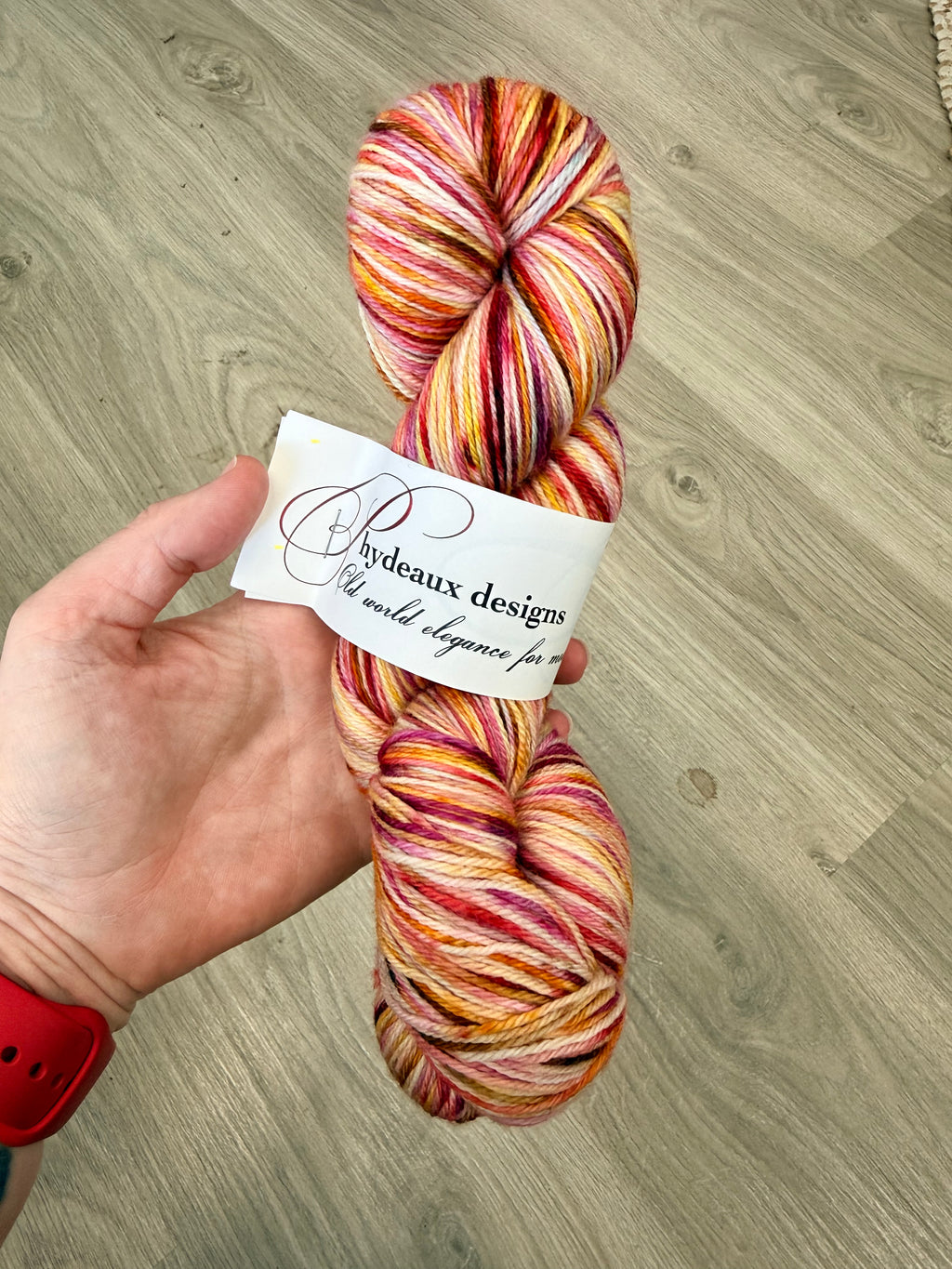 Re-Loved: Phydeaux Designs 3ply Fingering “Raspberry Caramel”