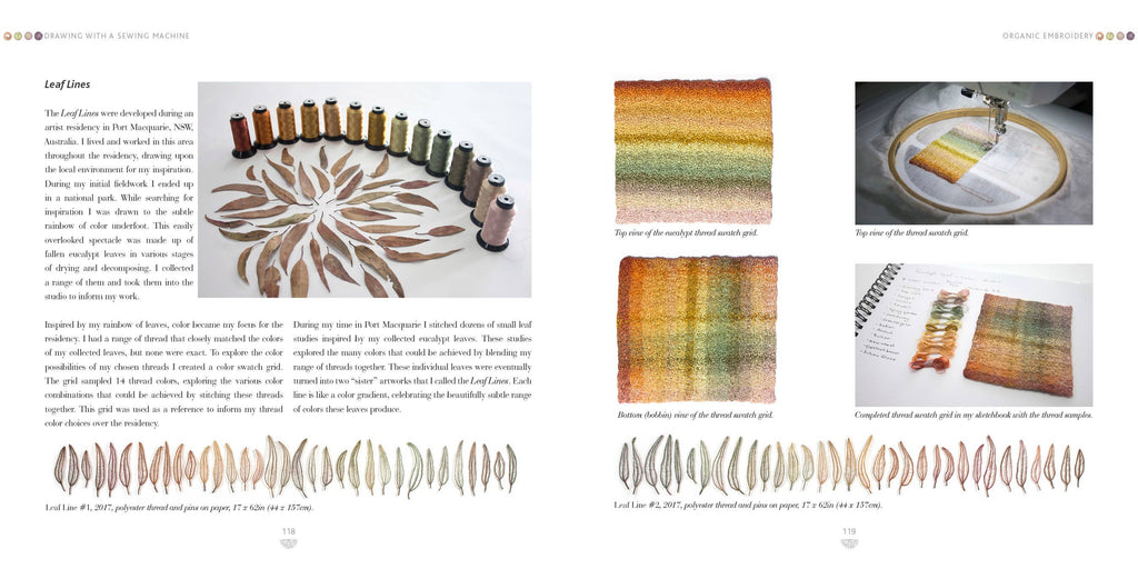 Organic Embroidery - Meredith Woolnough