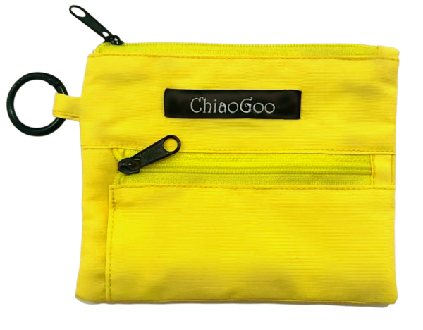 Chiaogoo Accessory Pouch Yellow Nylon