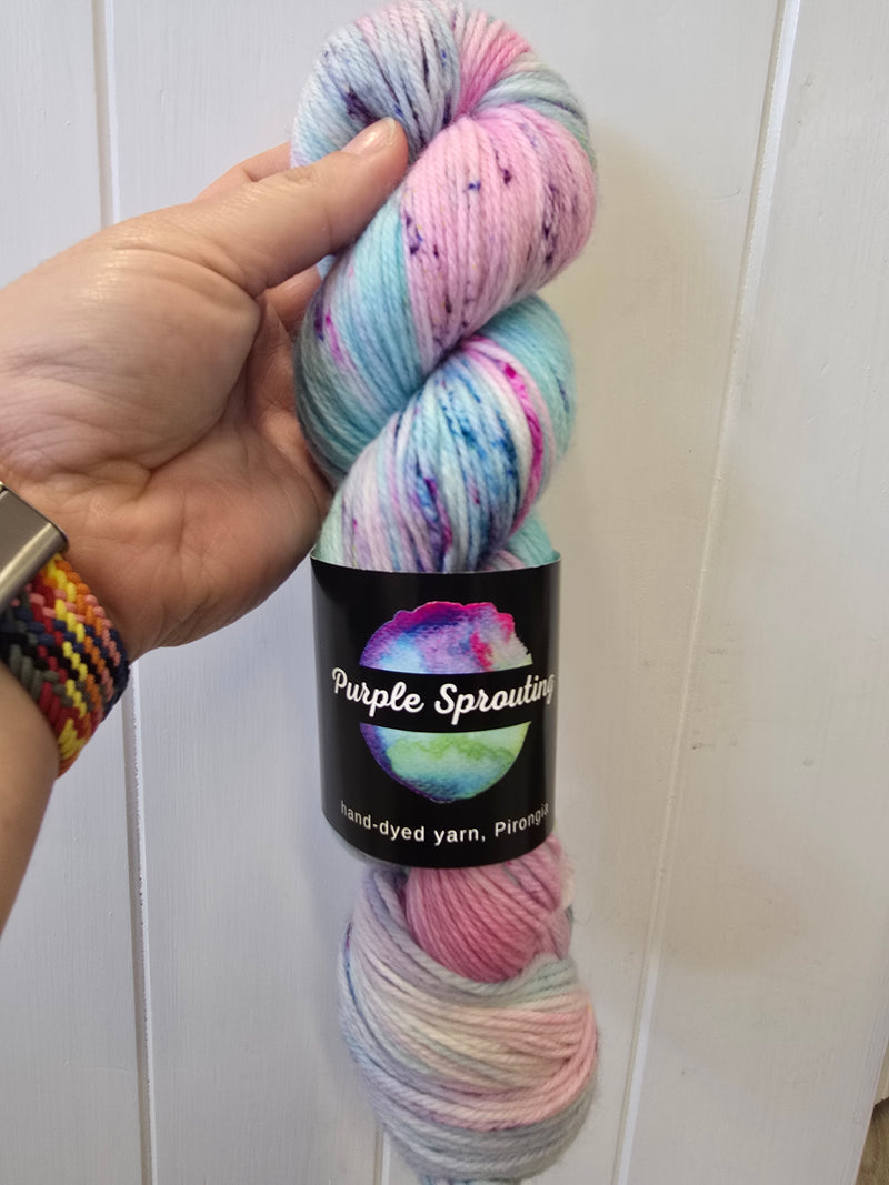 Re-loved:  Purple Sprouting Ultra DK - Cotton Candy Fizz