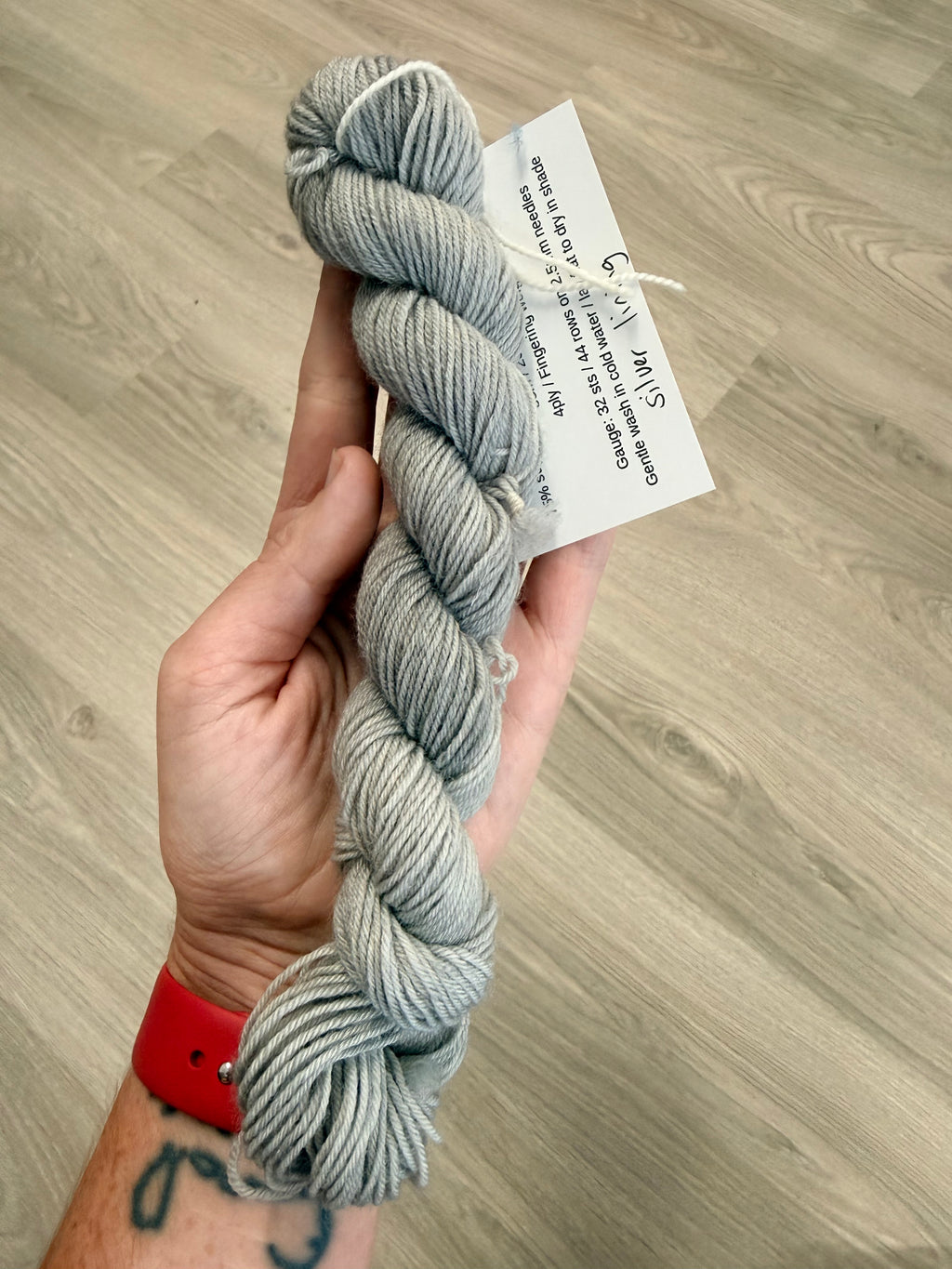 Knitsch BFL Sock Mini - Silver Lining