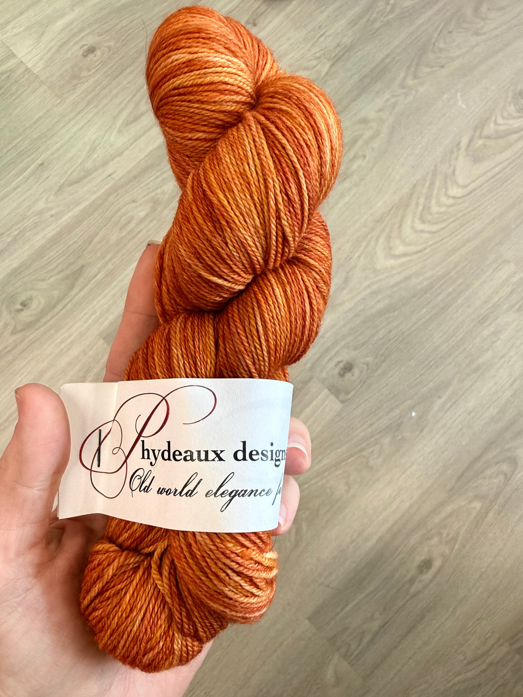 Re-Loved: Phydeaux Designs 3ply Fingering “Copper"