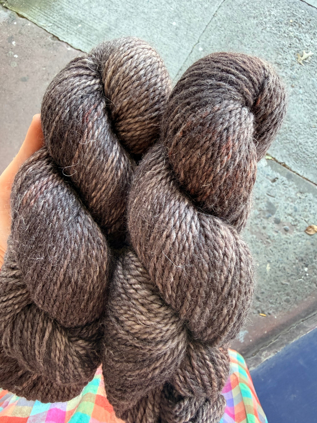 Re-Loved: Worsted Merino/Linen "Stranded"