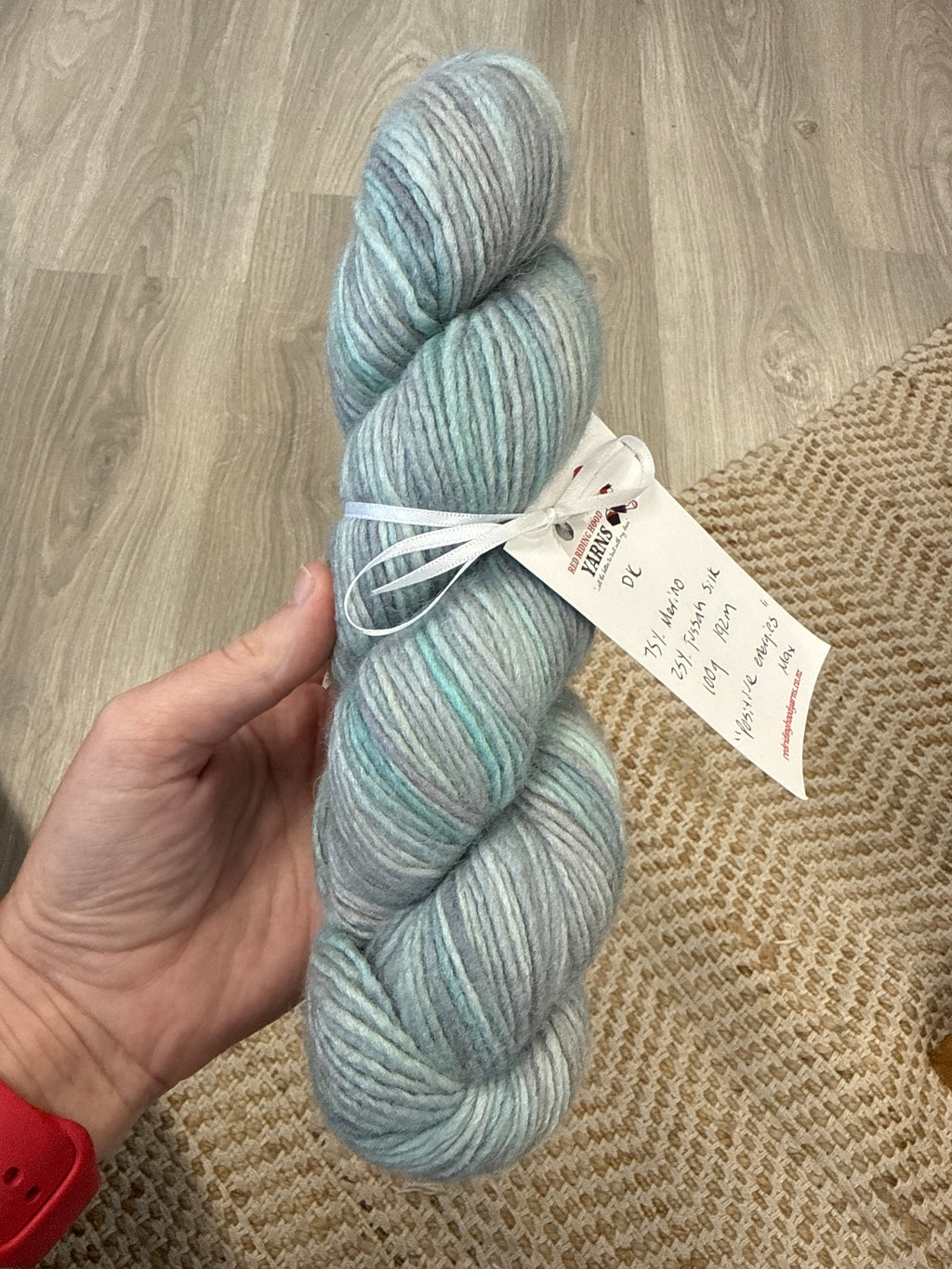 Re-Loved: Red Riding Hood Yarn Merino/Silk DK Singles” Positive Energies"