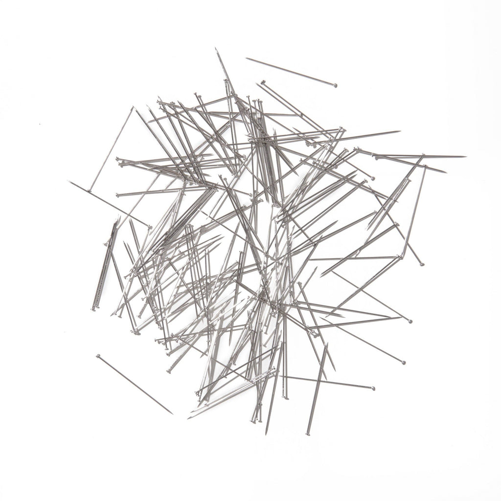 SOHMO Dressmaking Pins — Pack of 150 Nickel-Plated Steel Pins in Reusable Tin