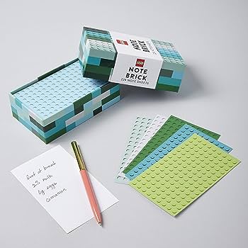 Lego Note Brick - Blue / Green