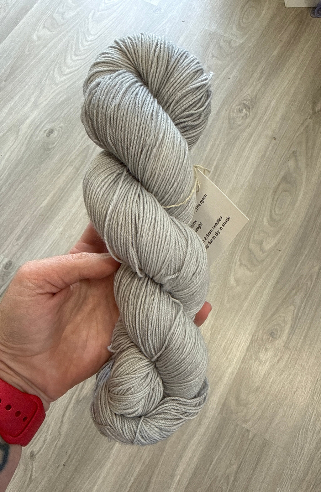 Knitsch BFL Sock - Silver Lining