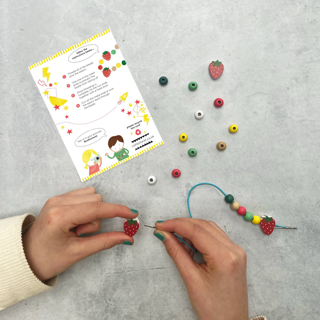Cotton Twist - Make Your Own Strawberry Bracelet