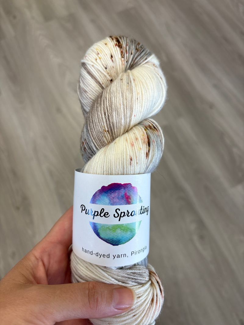 Re - loved - Purple Sprouting Deluxe 4 ply (Most Excellent Mushroom)