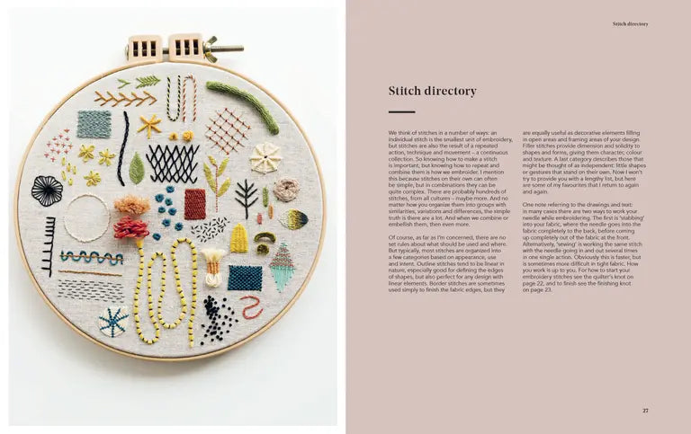 Embroidery - A Modern Guide to Botanical Embroidery - Arounna Khounnoraj