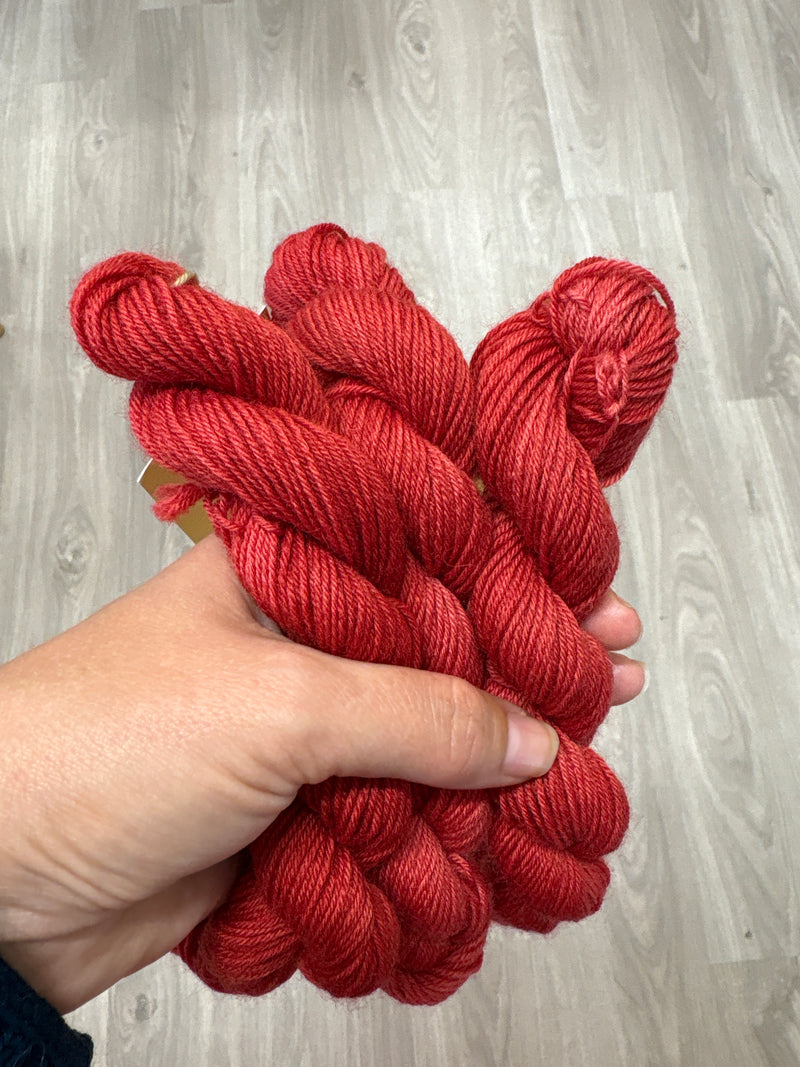 Knitsch BFL Sock Mini - Cherry Baby