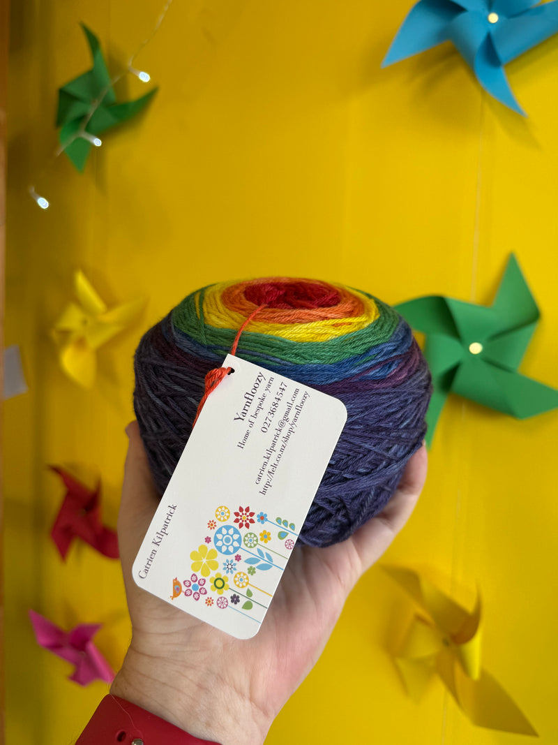 Yarnfloozy 4 ply Rainbow Gradient 200g - Reloved