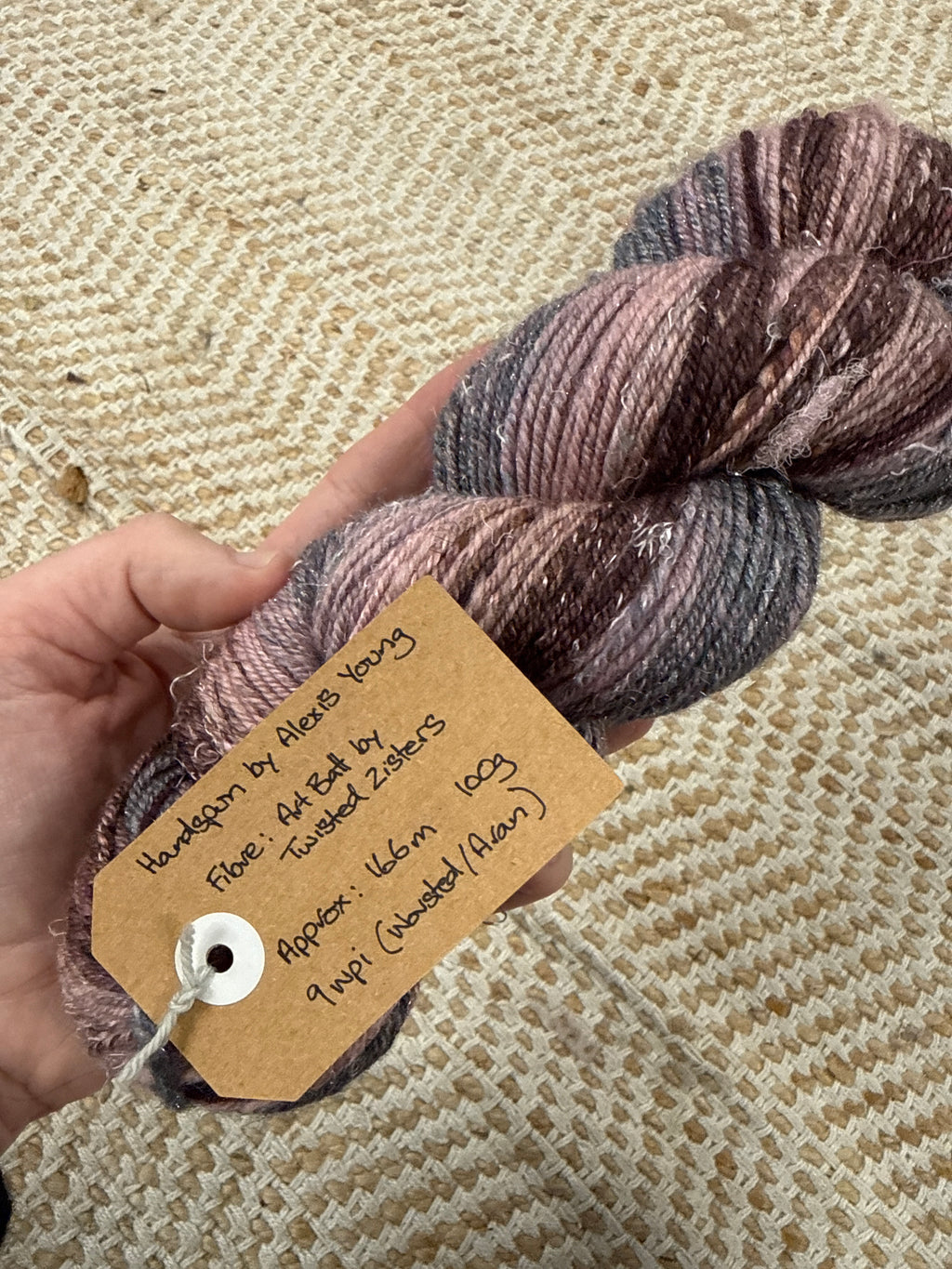 Re-loved: Twisted Zisters Art Batt Handspun