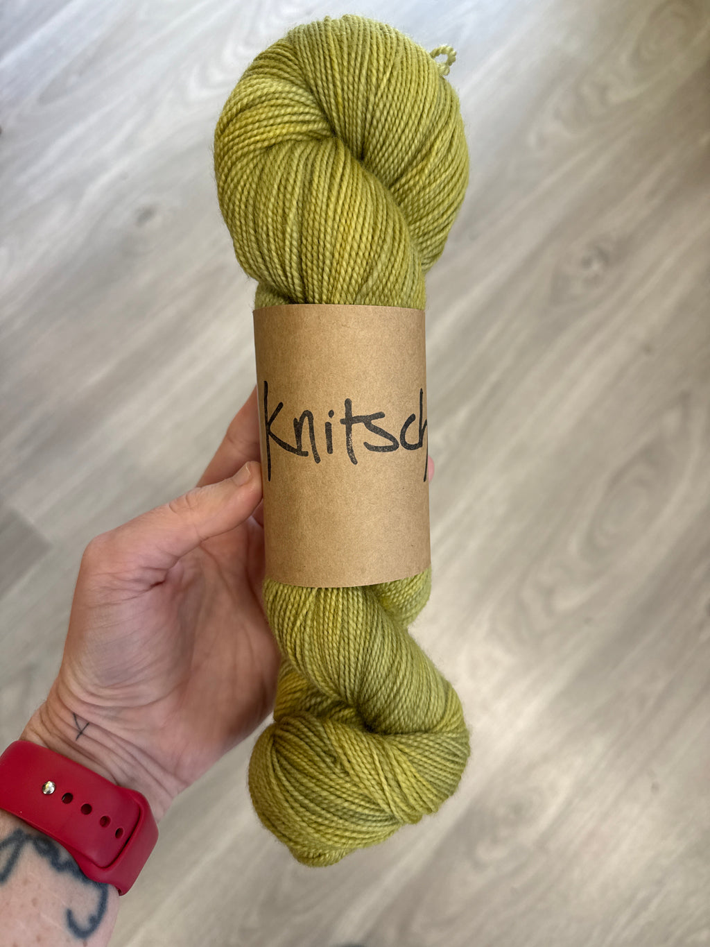 Knitsch Yarns High Twist Sock - (No One Asked For) Chartreuse