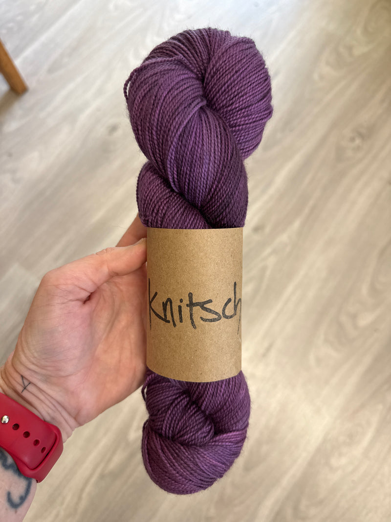 Knitsch Yarns High Twist Sock - Tyrian Purple
