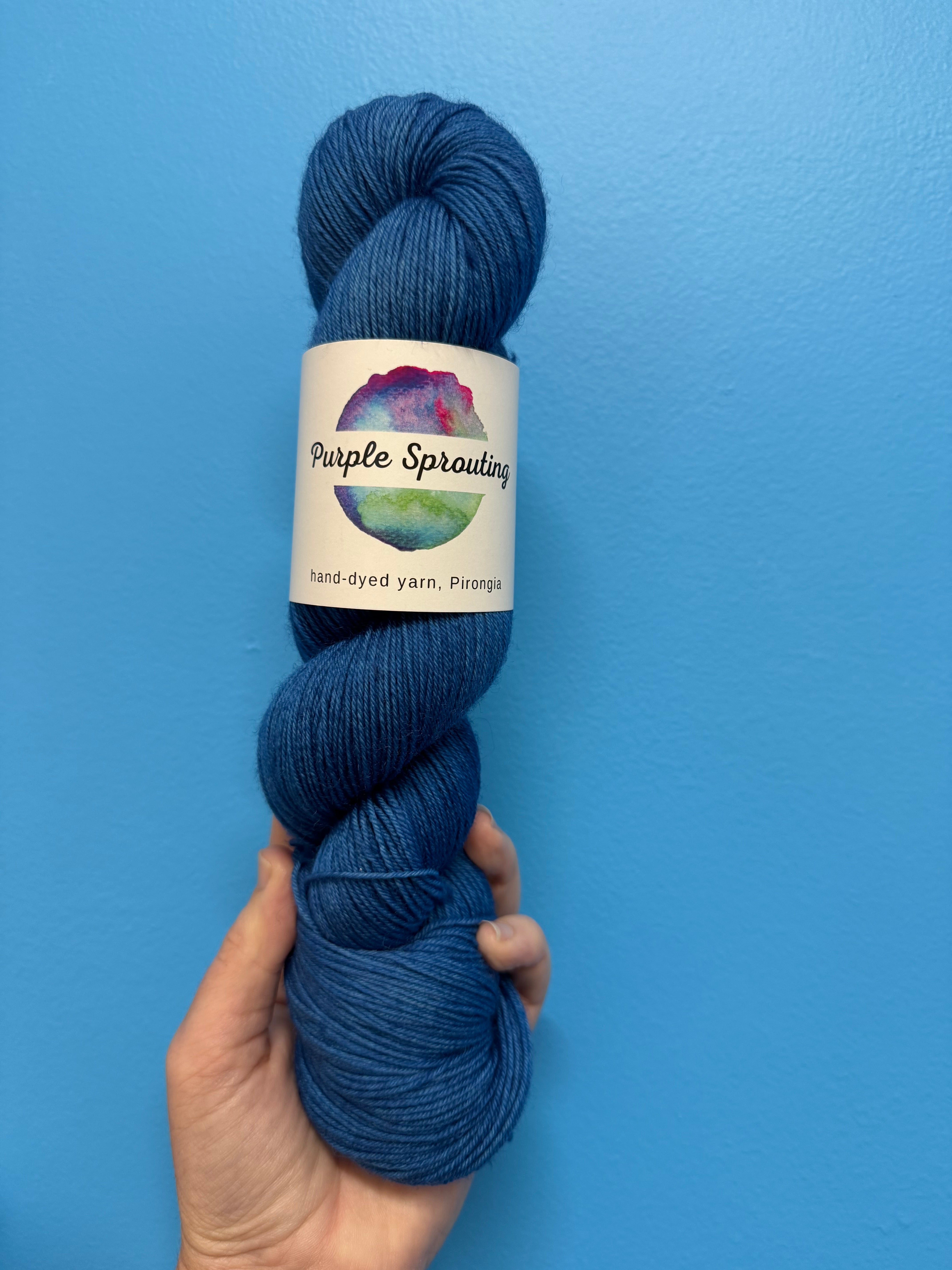Reloved - Purple Sprouting 8 ply BFL (Bartender Blues) – Holland Road ...