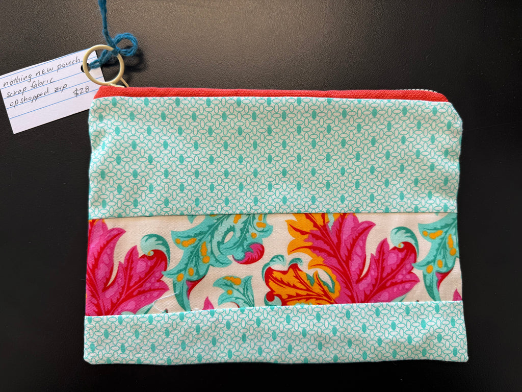 Nothing New Zip Pouch - Flower Face