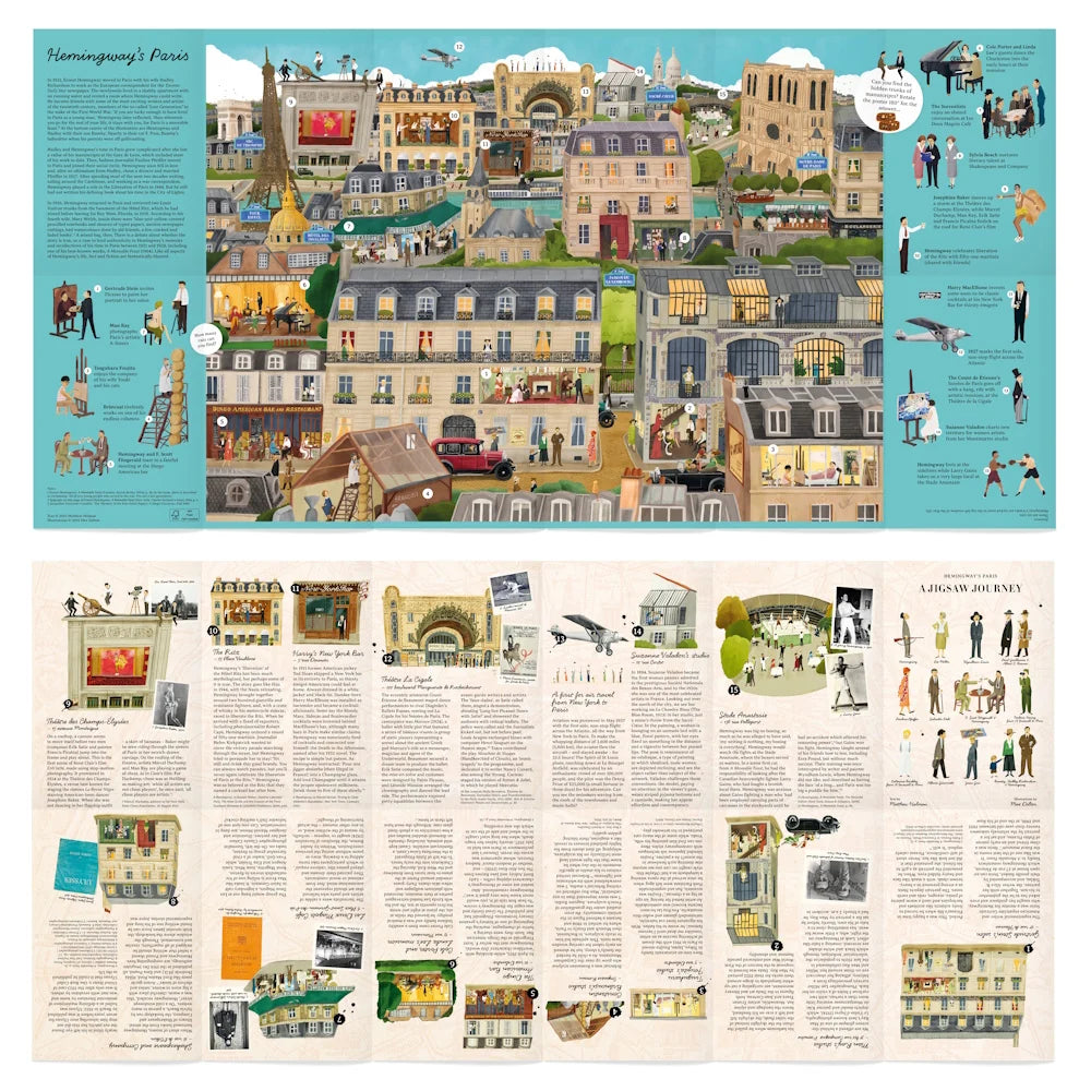 Hachette - Hemingway's Paris 1,000 Piece Puzzle