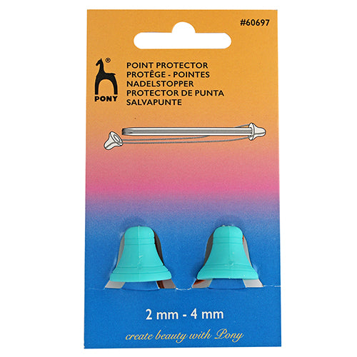 Pony needle point protectors packaging with gradient background