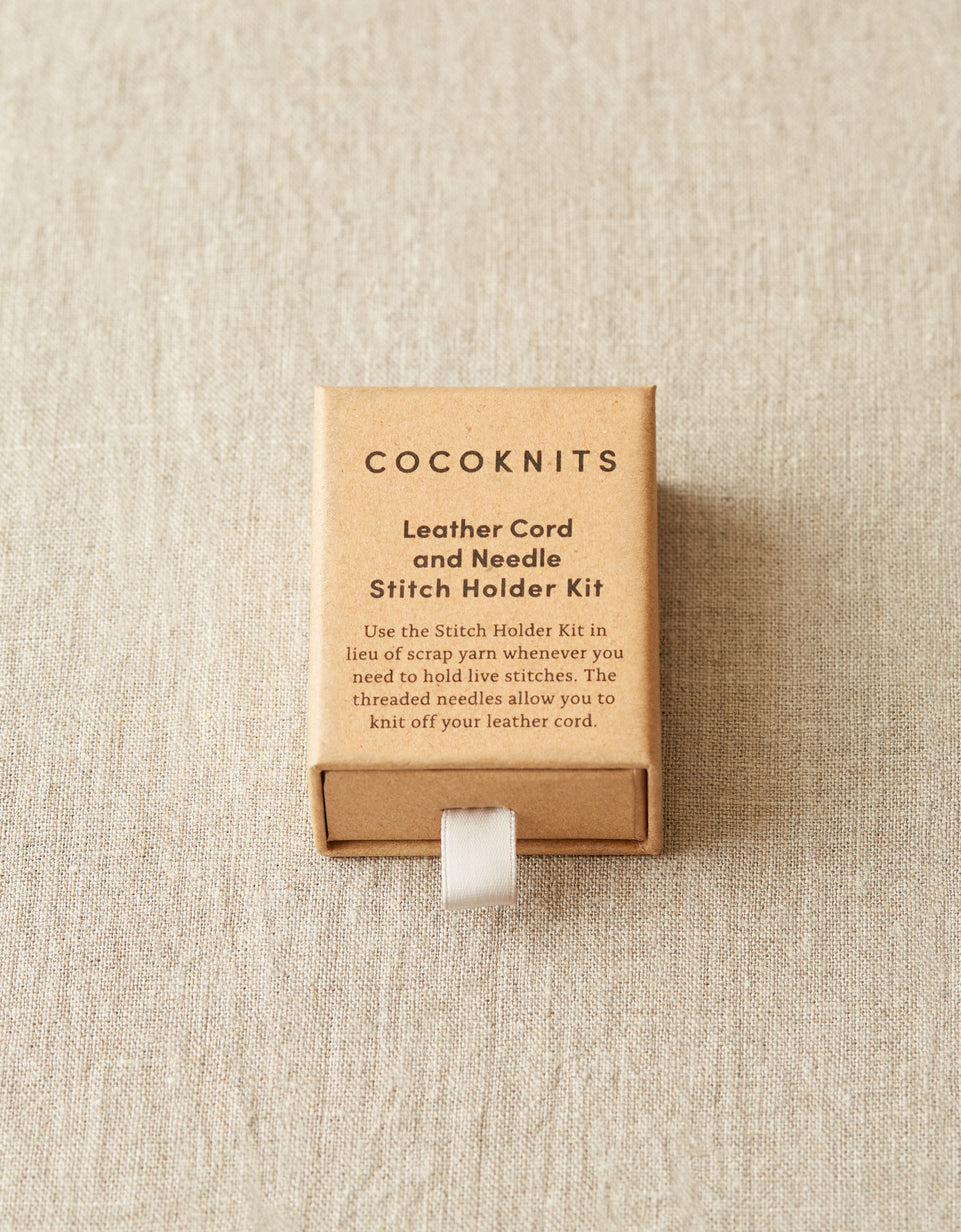 Cocoknits Leather Cord and Needle Stitch Holder Set