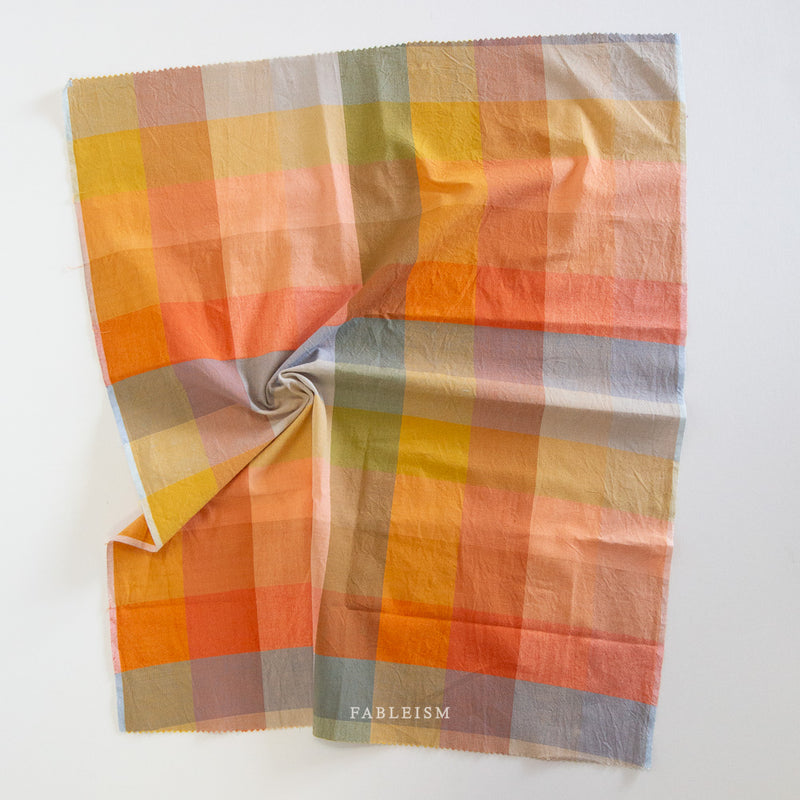 Wide Happy Checkers Retro - Fableism Fabric - PRE-ORDER