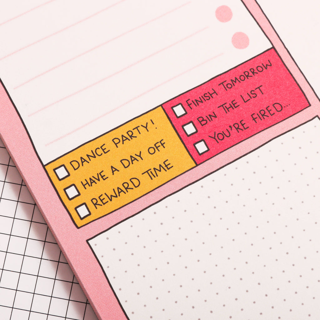 Oh, Laura A5 notepad - daily planner - it’s a plan