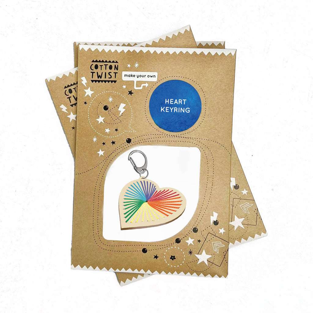 Cotton Twist - Heart Keyring Craft Kit