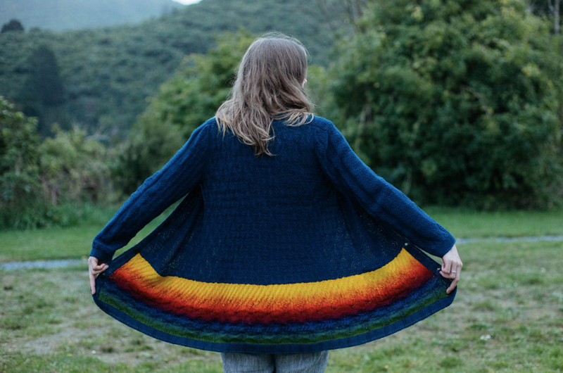 Alpine Sunset Jacket - pattern by Margaret Stove